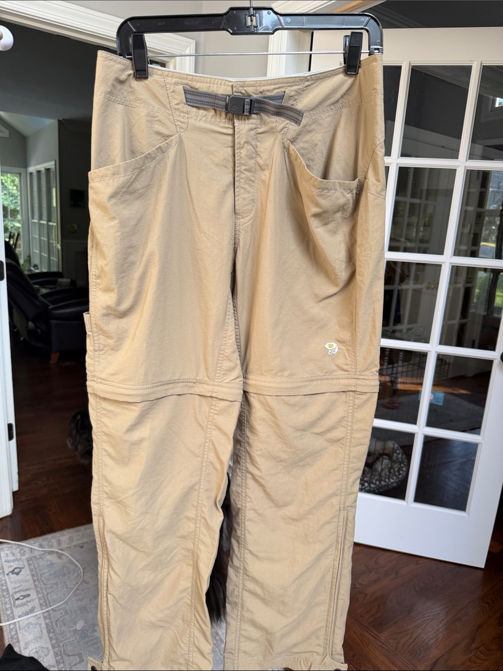 Mountain Hardwear Men's Khaki Convertible Cargo Pants